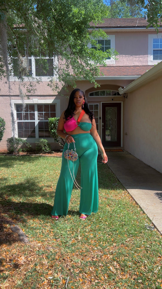 “Spring Blossom 🌺 Teas” Pant Set