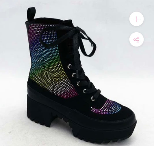 Soldier Rainbow Boots